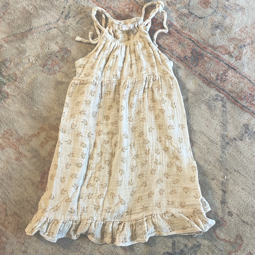Angel Dear Muslin Cotton Tie Strap Dress